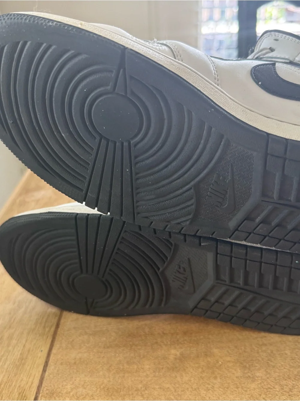 Jordan Men’s High-Top Sneakers in White and Black